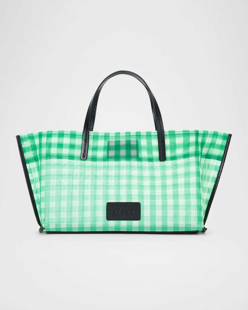 Staud Christos Mini Plaid Mesh Tote Bag 3