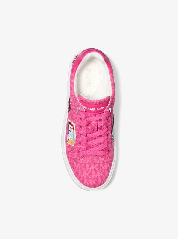 Michael Kors Romey Embellished Signature Logo Platform Sneaker 4