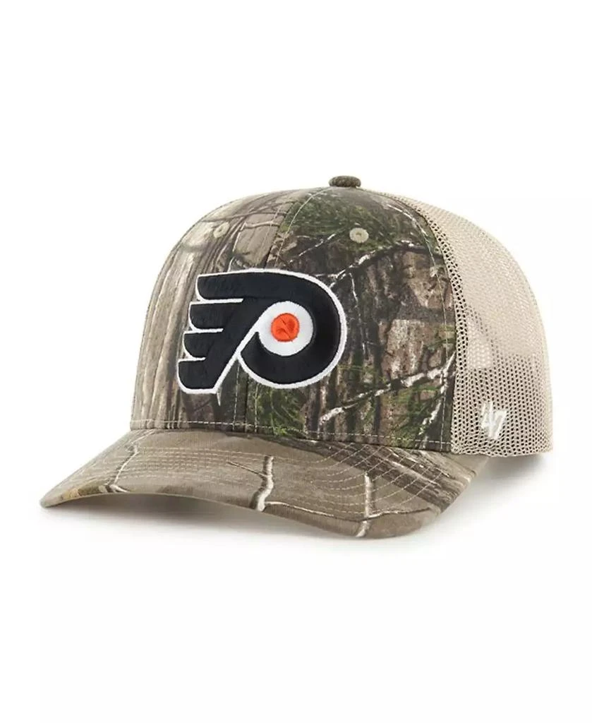 47 Brand Men's Realtree Camo Philadelphia Flyers Logo Trucker Adjustable Hat 1