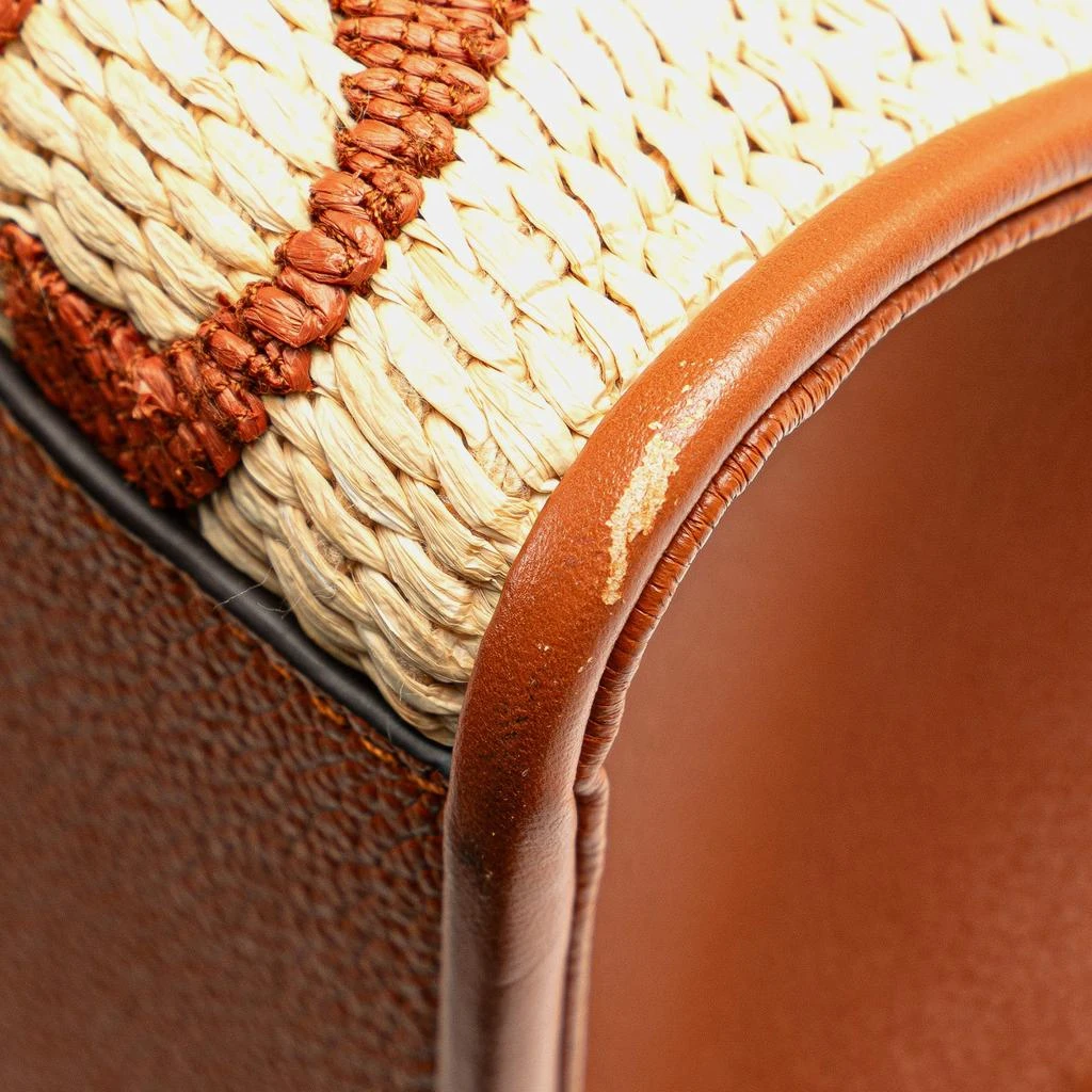 Louis Vuitton Louis Vuitton Brown Raffia Monogram Giant OnTheGo MM Bag 8
