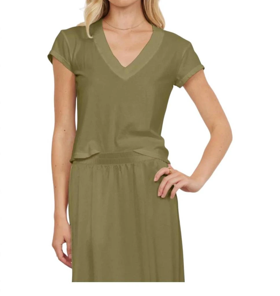 LAmade Lamade - Suri Organic Deep V Tee 1