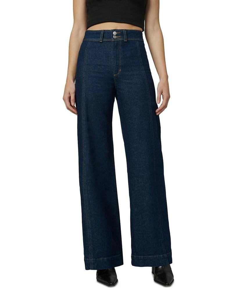 Joe's Jeans The Seamed Wide Leg Trouser Jeans in Rinse 1