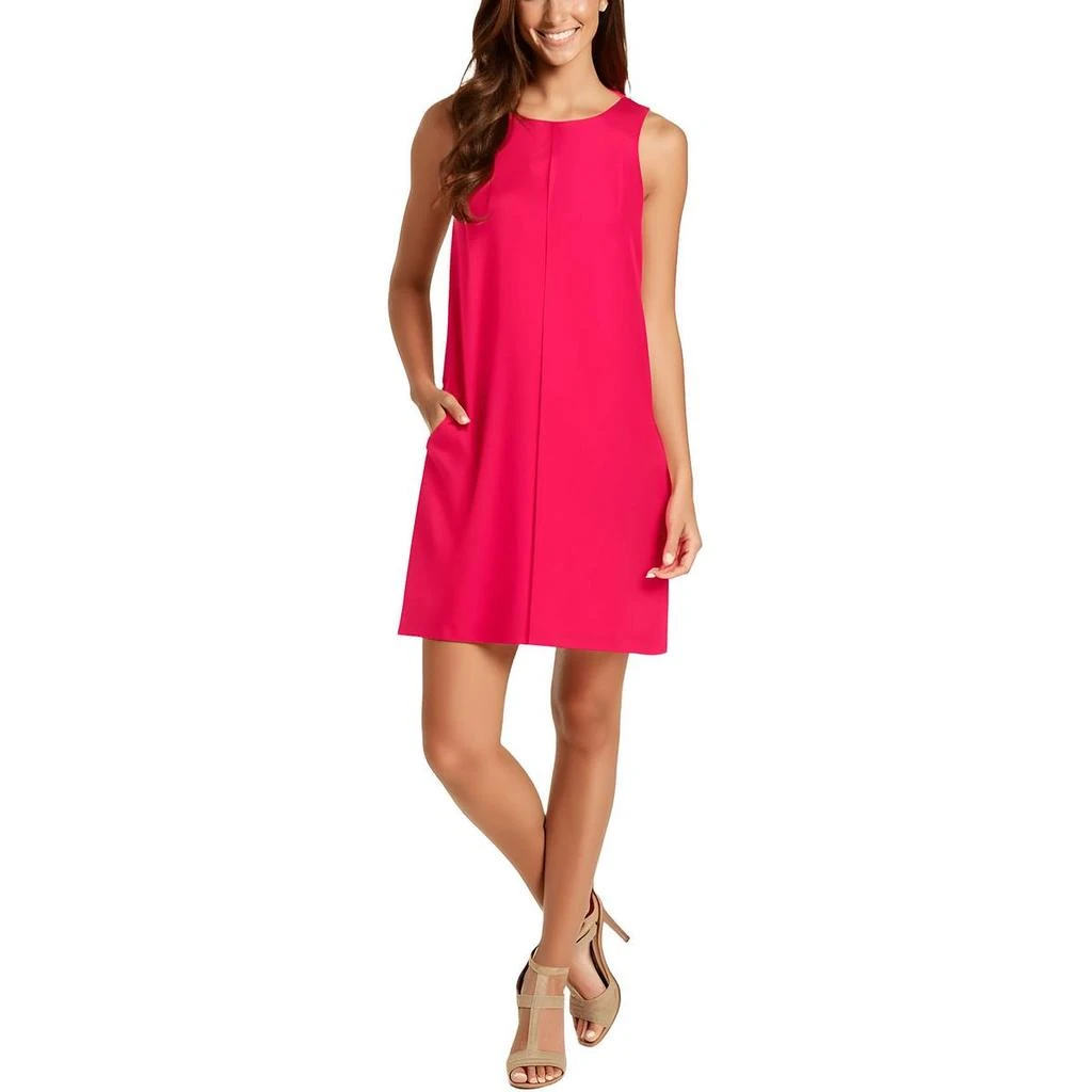 shift a-line dress Patterned Sleeveless A-line Lace Shift Dress