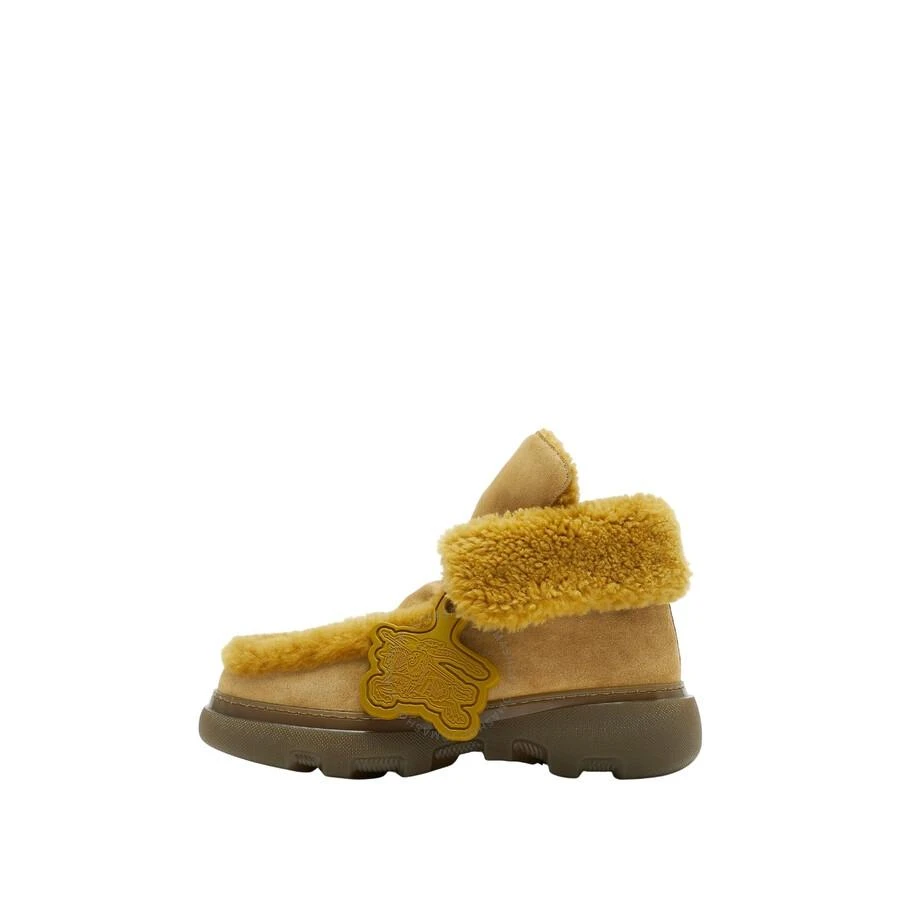 Burberry Creeper Suede and Shearling Boots 3