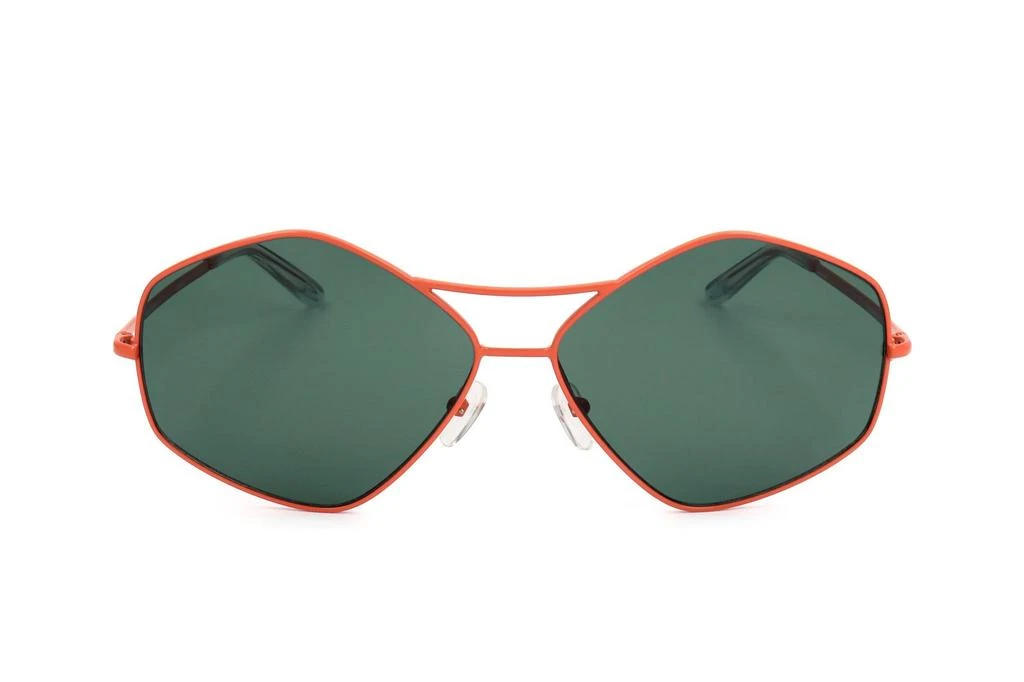 Linda Farrow Linda Farrow X Dries Van Noten Irregular Frame Sunglasses 1