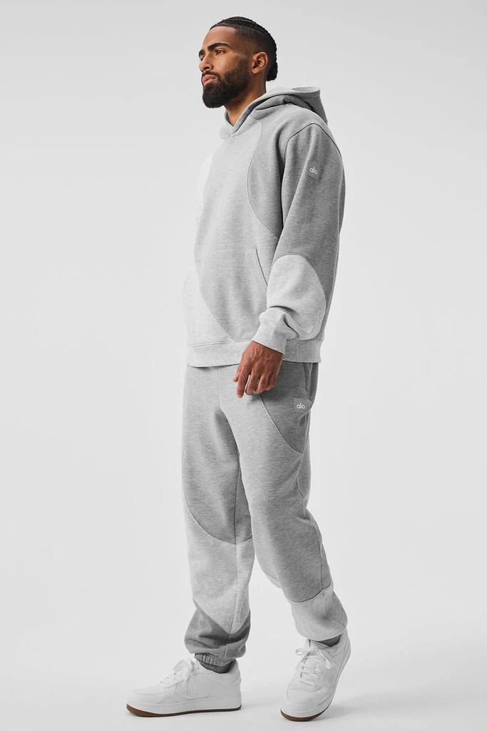 Alo Make Waves Hoodie - Athletic Heather Grey Tonal 5