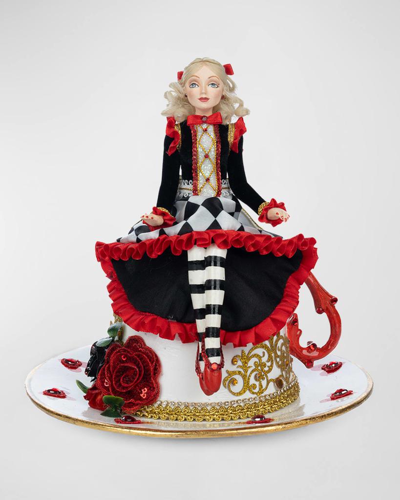 Katherine's Collection Alice on Teacup - Red