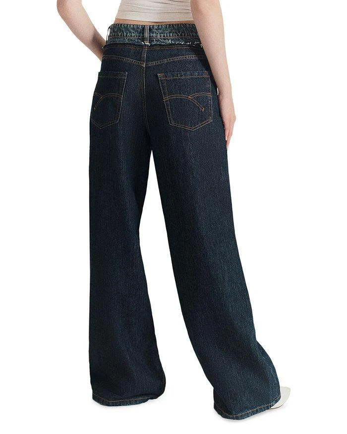 Marella Sport Wide Leg Jeans in Midnight Blue 4