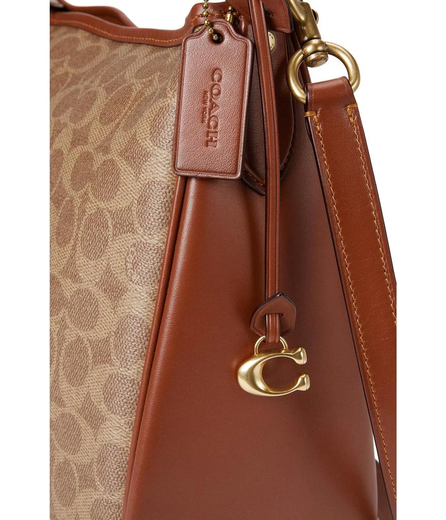 Coach Coated Canvas Signature Cary Shoulder Bag 4