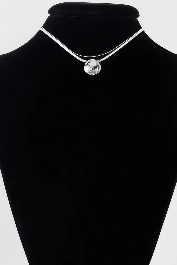 TRUEDAMES Reflection Plate Snake Chain Necklace 3
