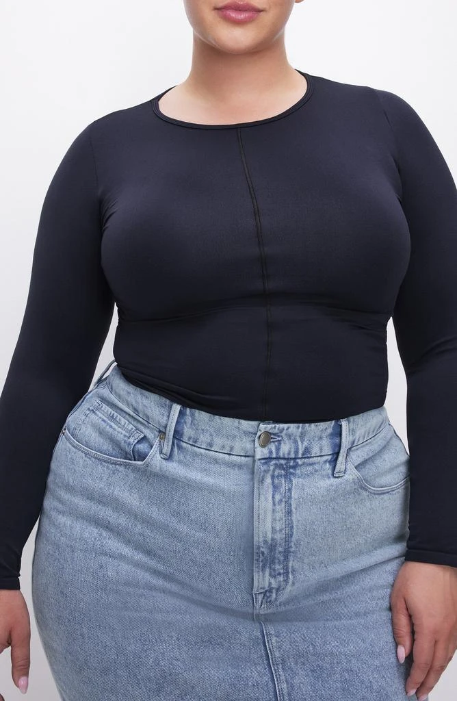 Good American Sculpted Seamless Long Sleeve T-Shirt 3
