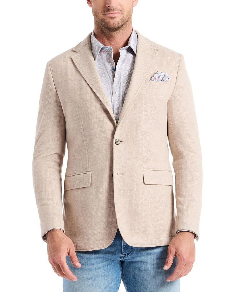 Robert Graham Jetset Woven Sport Coat & Drawstring Hoodie 6