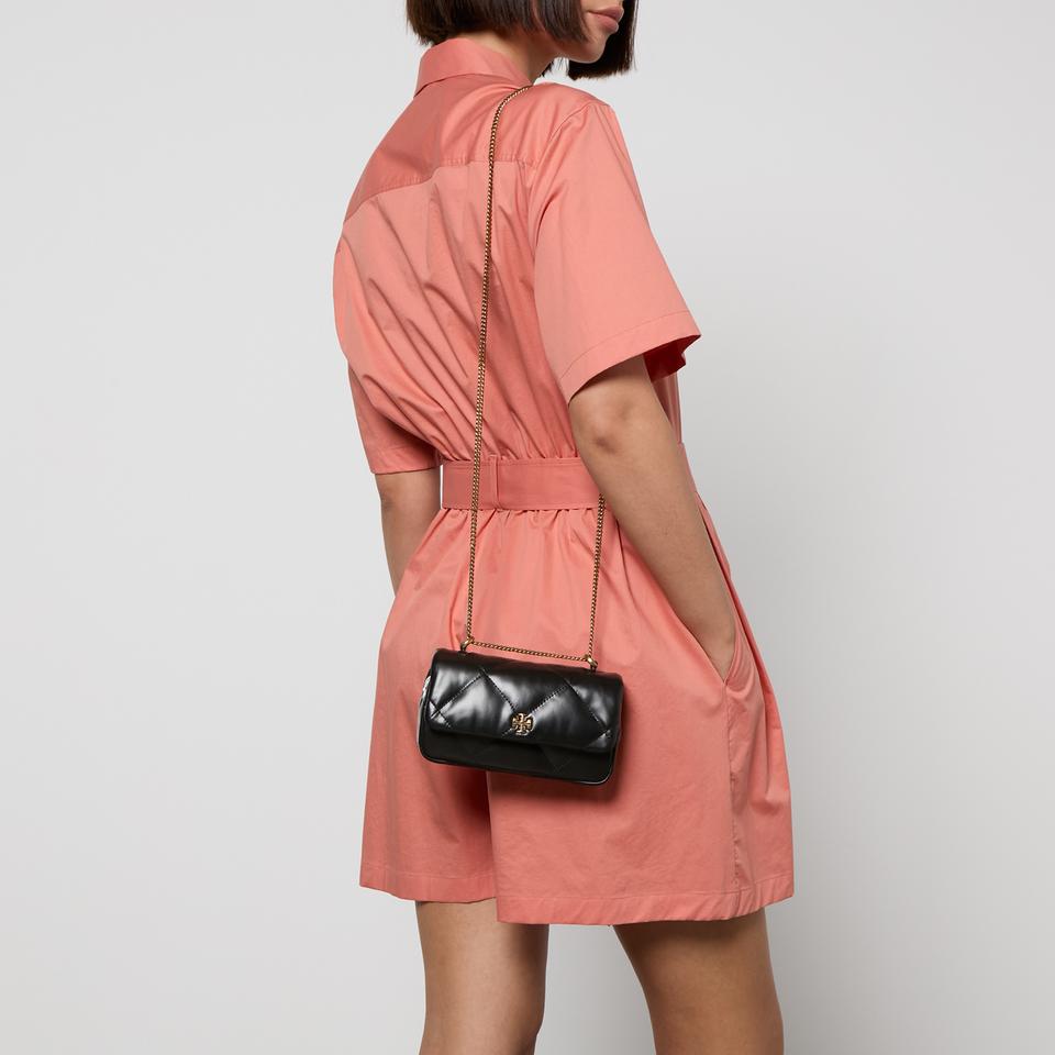 Tory Burch Tory Burch Kira Diamond Quilt Mini Flap Leather Bag