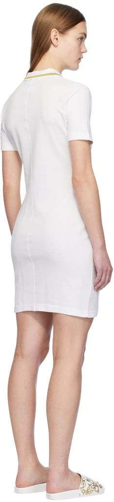 Versace White Appliqué Minidress 3