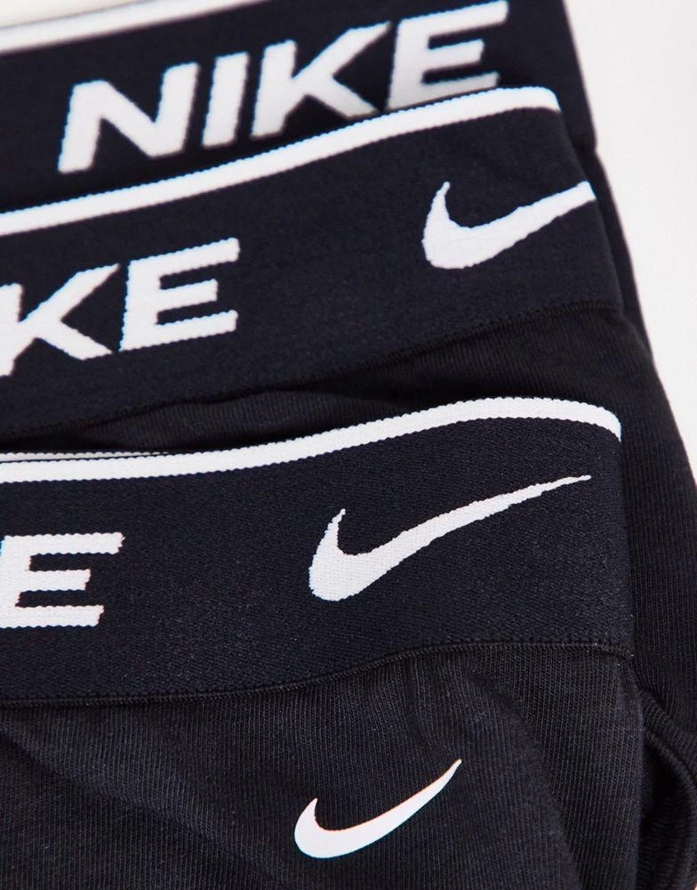 NIKE Nike 3 pack cotton stretch briefs in black 4