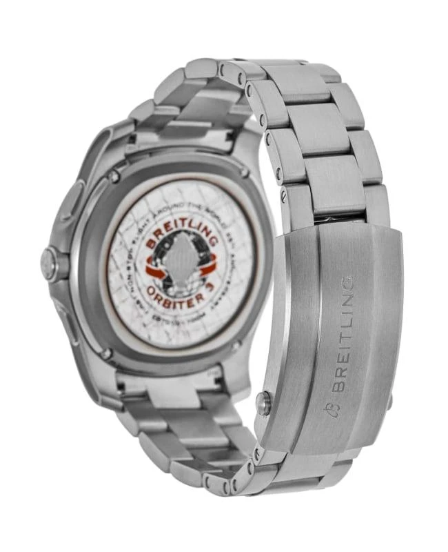 BREITLING Breitling Aerospace Chronospace Military B70 Orbiter Quartz Chronograph Orange Digital & Analog Dial Titanium Men's Watch EB70101A1O1E1 4