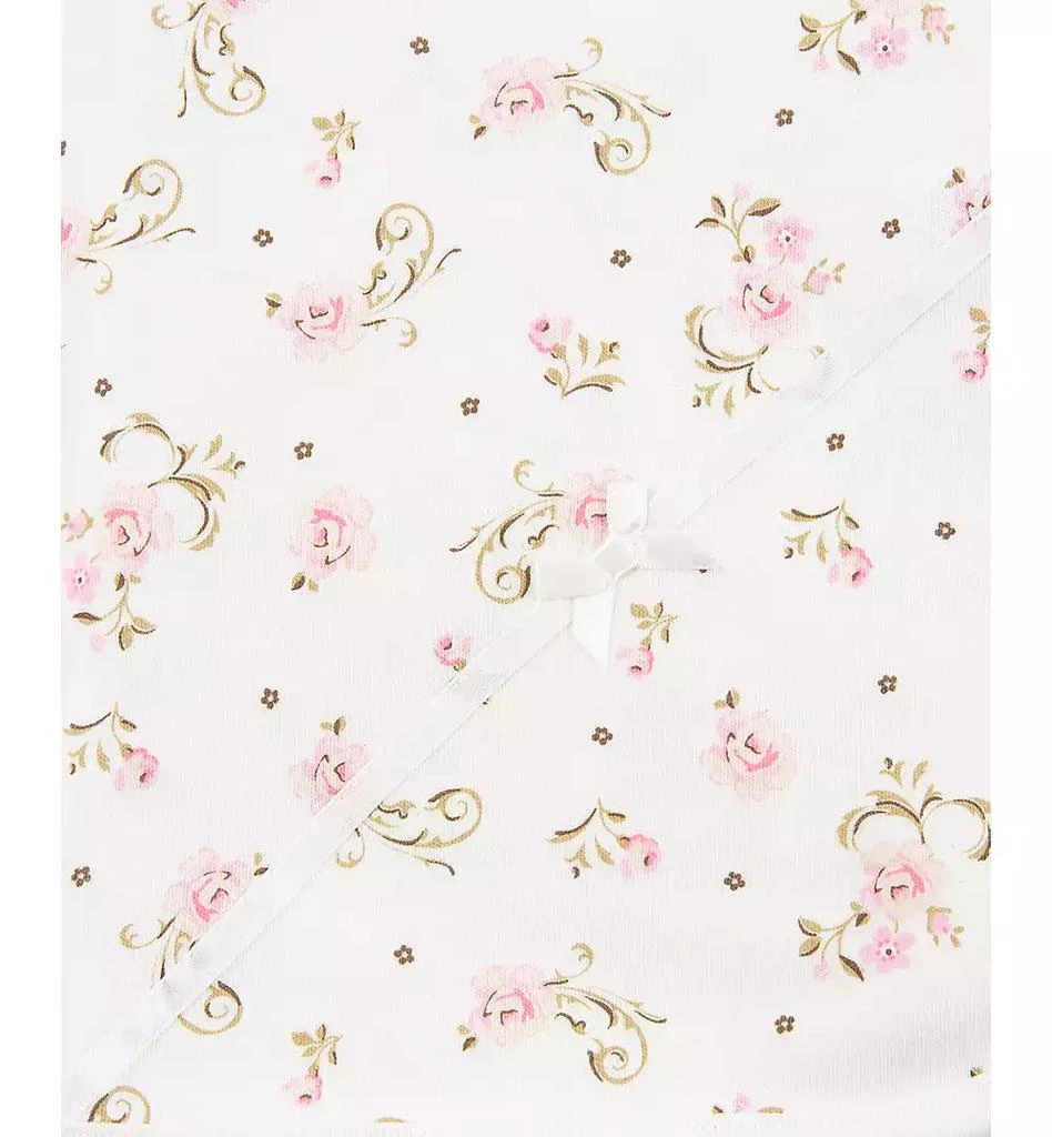 Little Me Baby Girls Sweet Vintage Rose Print Blanket 5