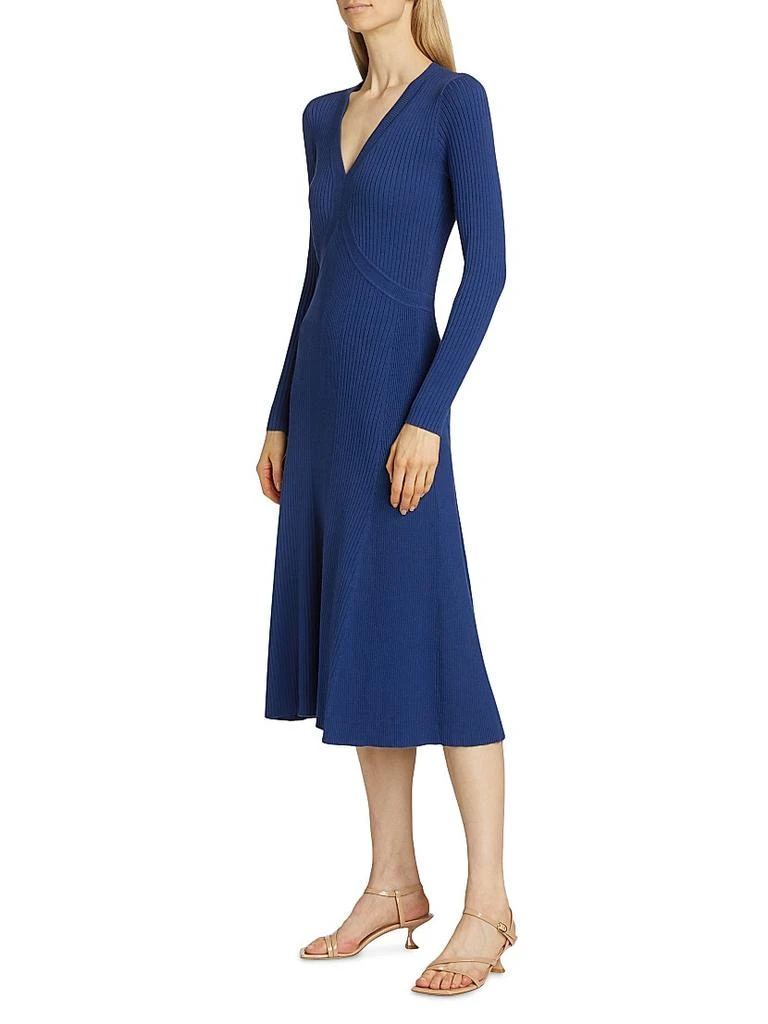 Tahari The Vanessa Rib-Knit Midi-Dress 4