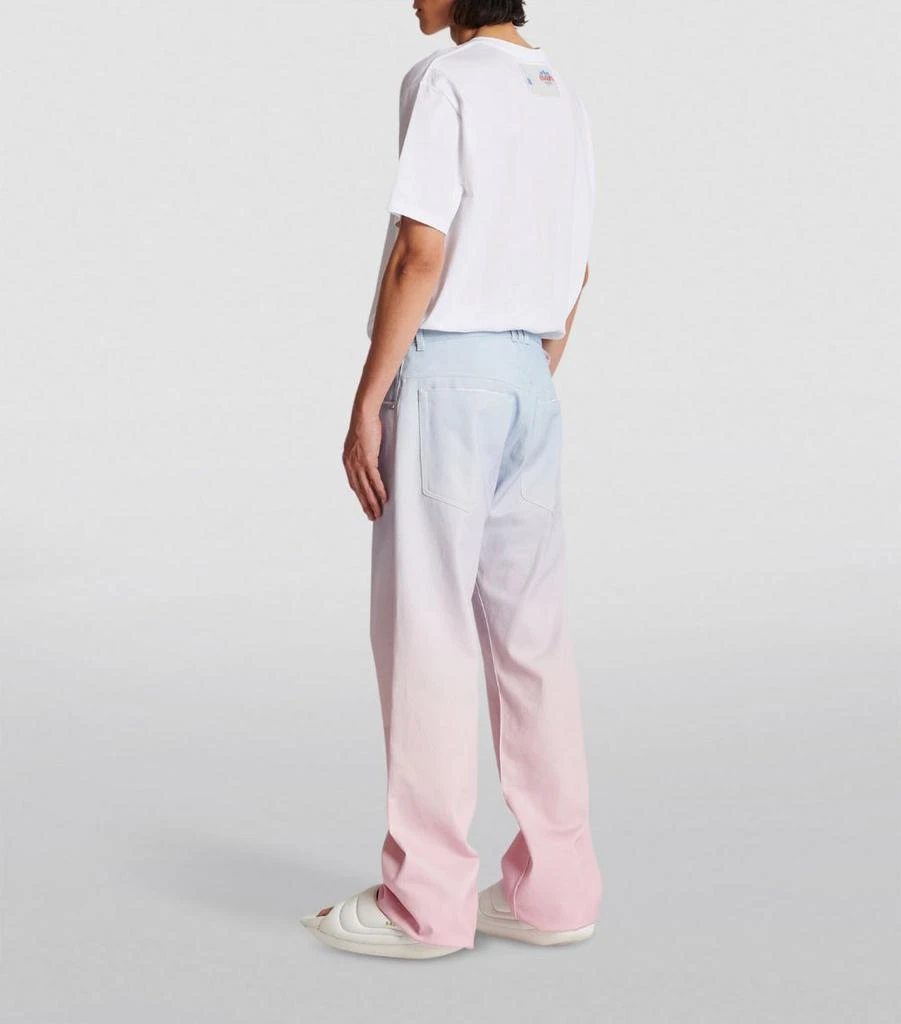 Balmain x Evian Gradient Denim Jeans 4