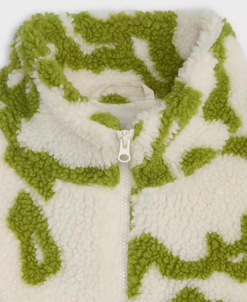 Mode of One Men's Jacquard Zip-Front Sherpa Jacket 4