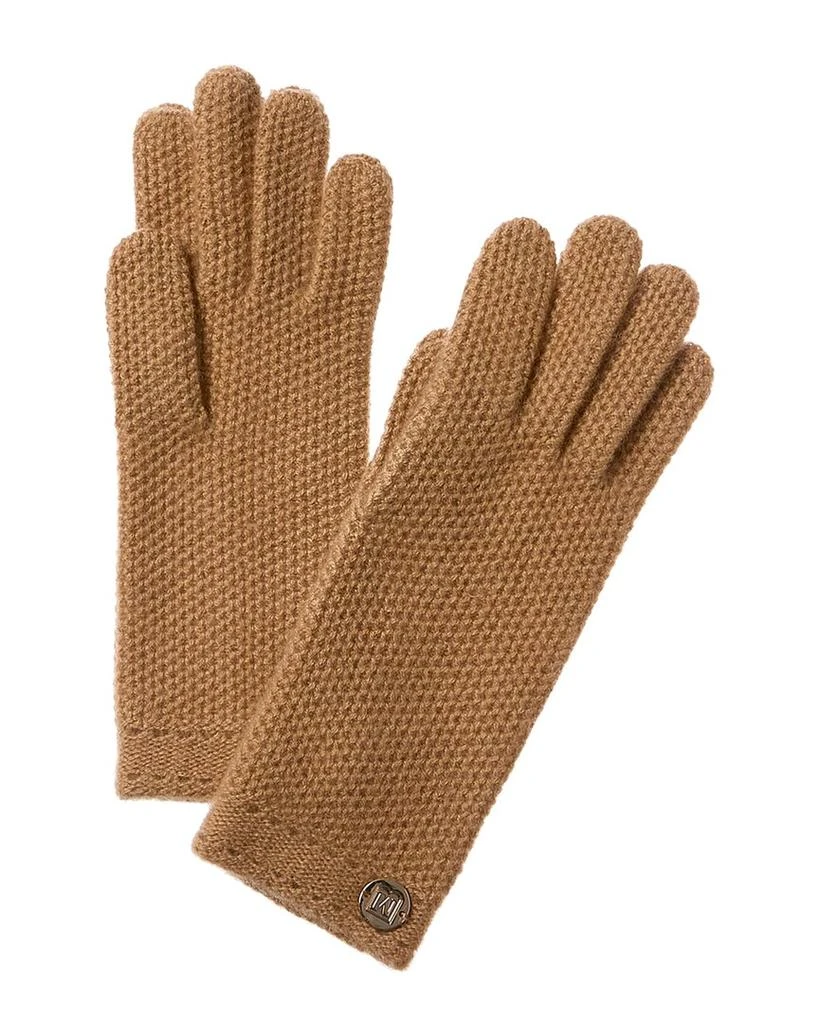 Bruno Magli Bruno Magli Honeycomb Stitch Cashmere Gloves 1