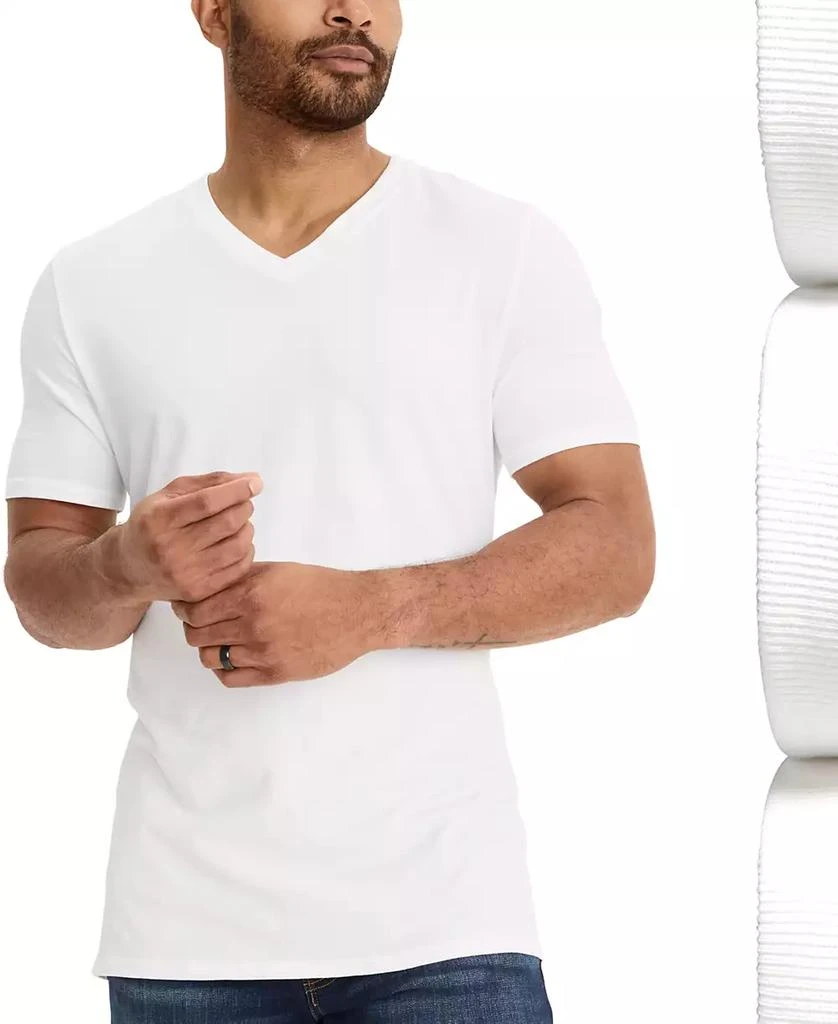 Jockey Men's Stretch Short-Sleeve V-Neck T-Shirts, Pack of 3 7