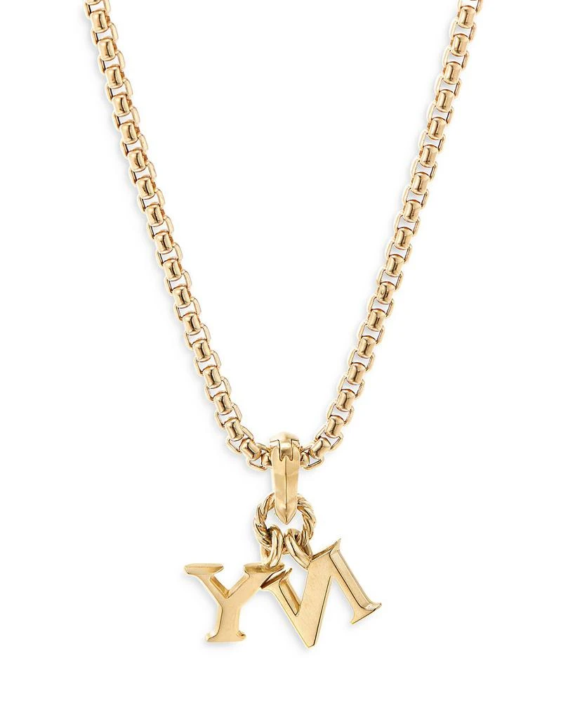 David Yurman 18K Yellow Gold NY Pendant 2
