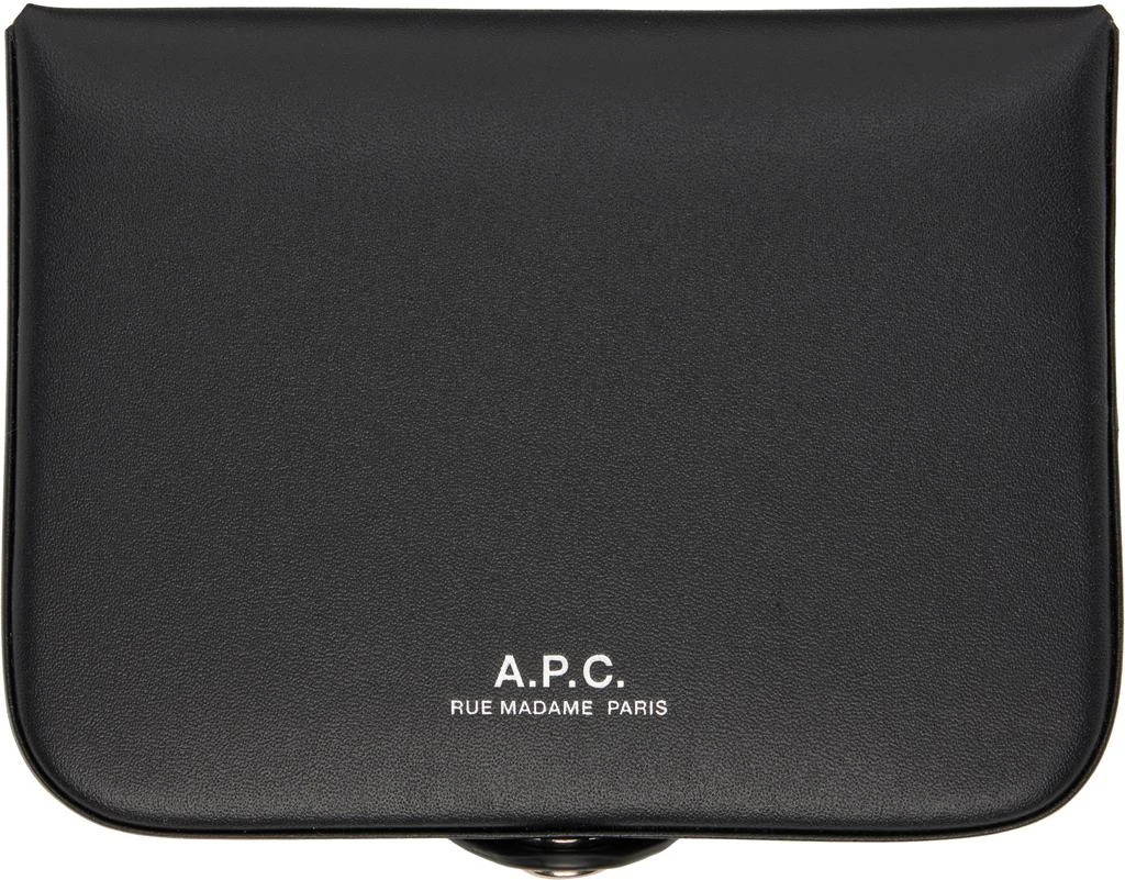 A.P.C. Black Josh Wallet 1