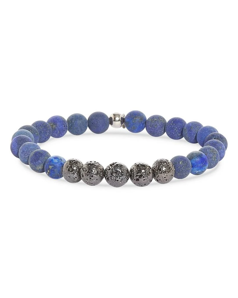 Tateossian Lava & Crystal Beaded Bracelet 1