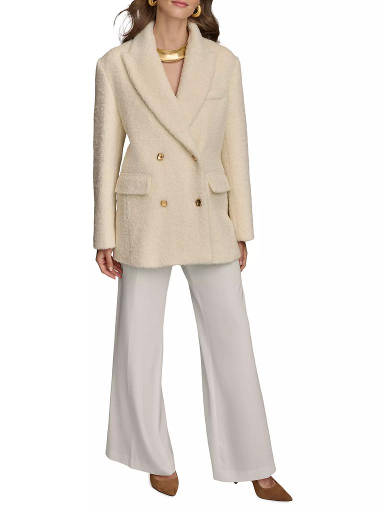 Donna Karan Faux-Fur Blazer