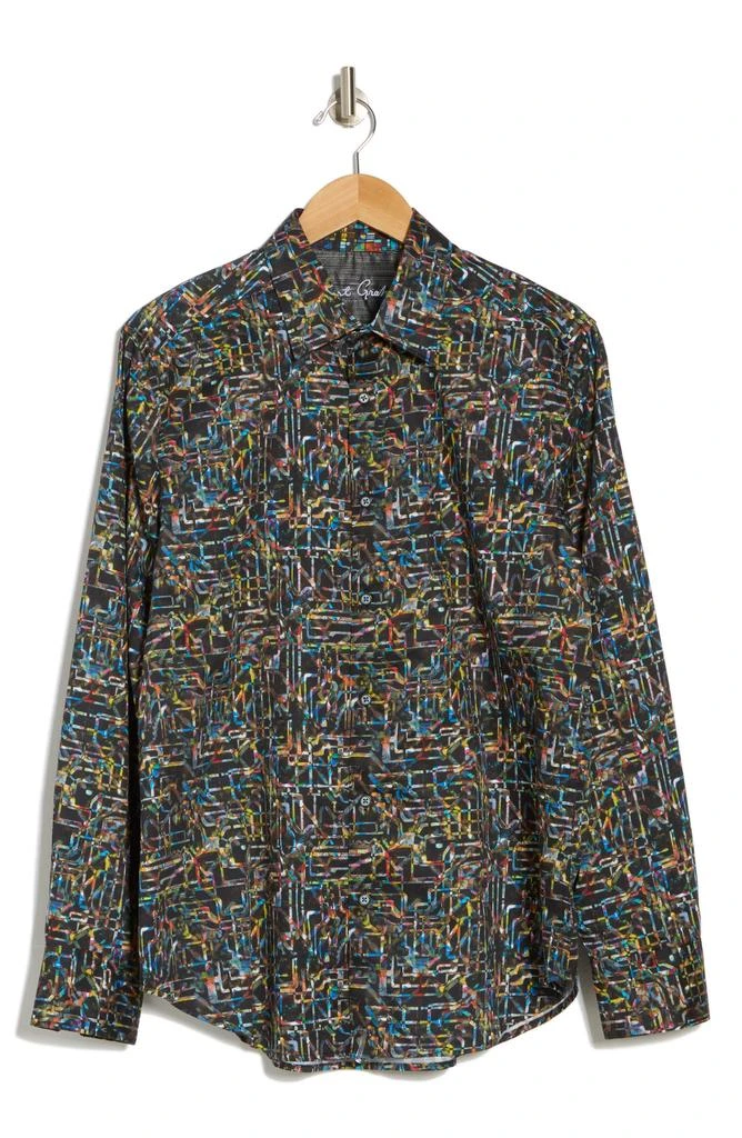 Robert Graham Maze Long Sleeve Cotton Button-Up Shirt 3