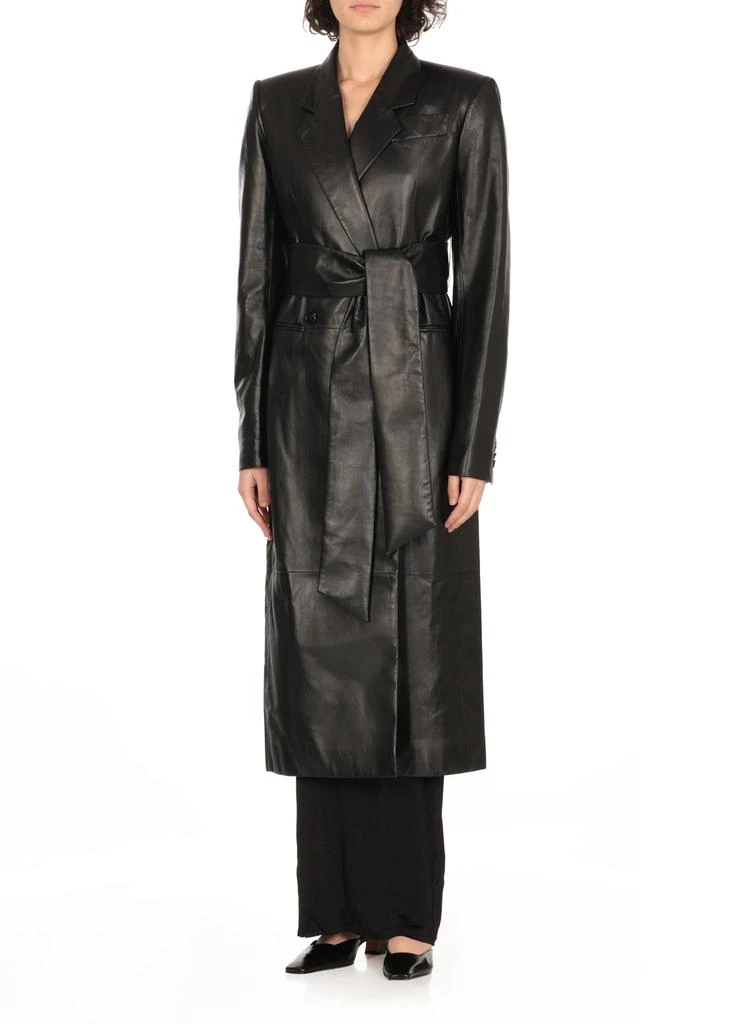 Khaite Leather Coat 3