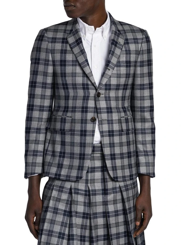 Thom Browne Fit 1 Classic Plaid Sport Coat 1