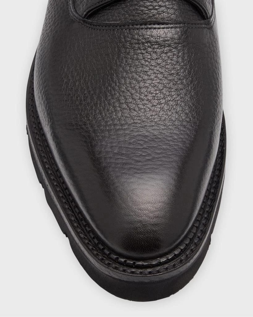 John Lobb Men's Zennor Grained Leather Derby Shoes 4