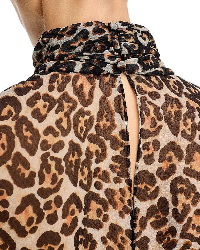 Ronny Kobo Carlotta Leopard Print Mini Dress 2