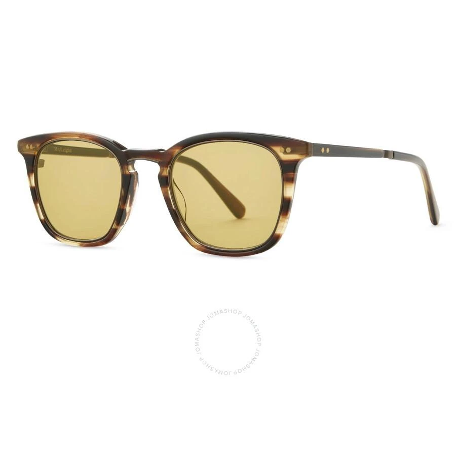 Mr. Leight GETTY II S Gold Medallion Square Men's Sunglasses ML2002-48-KOA-ATGII/GMED 2