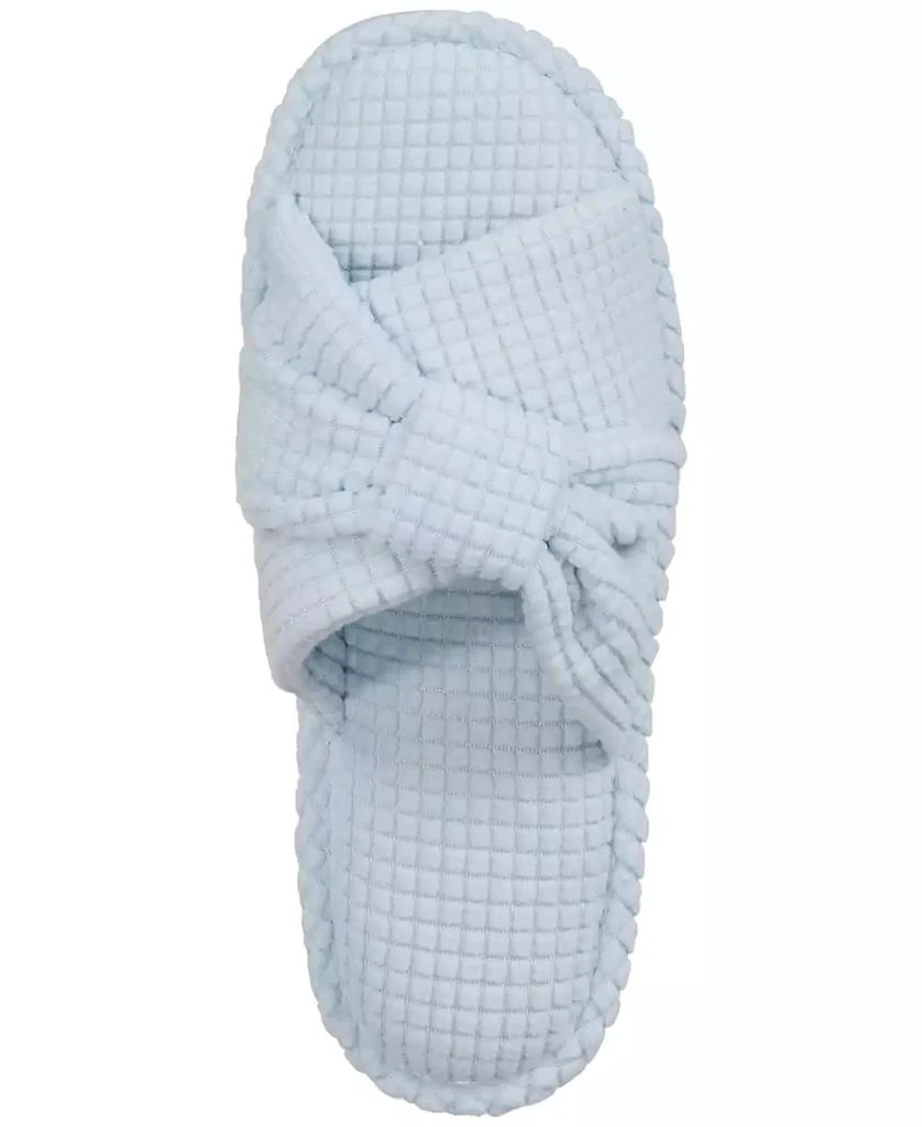 Charter Club Women's Textured Knot-Top Slippers, Created for Macy's 4