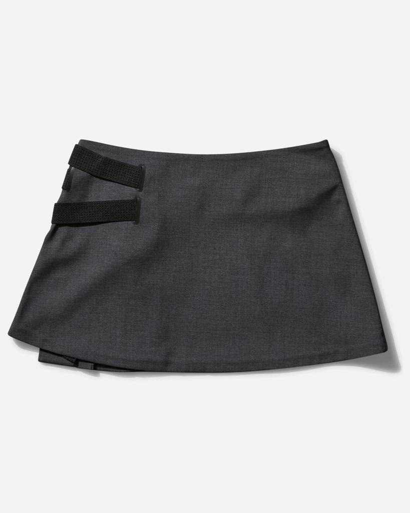 Hyein Seo Women's Pleated Wrap Skirt Dark Grey