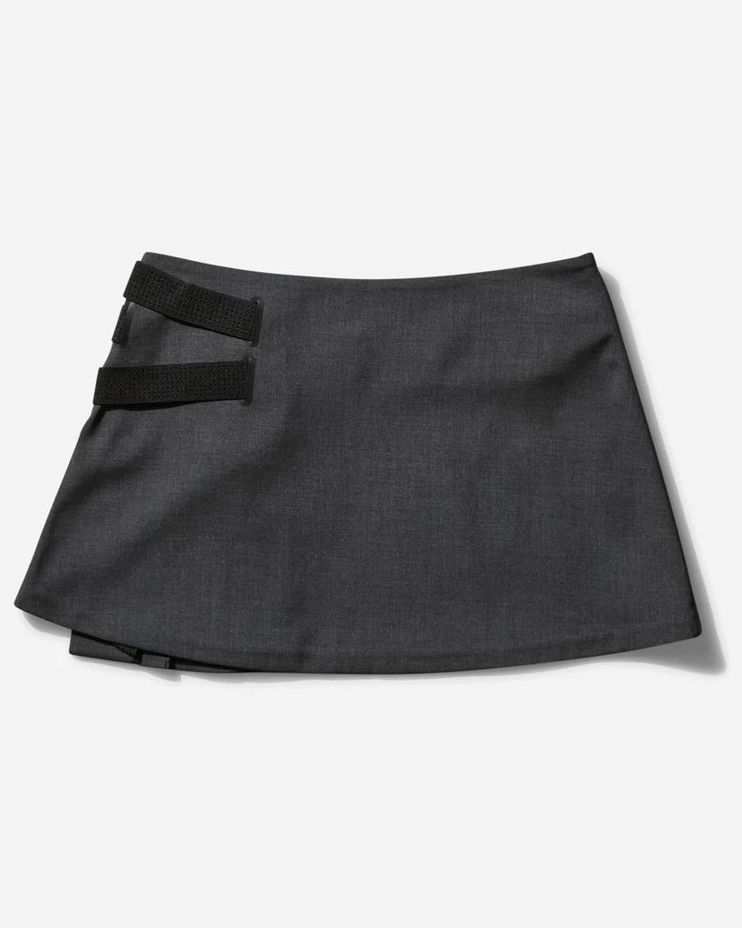 Hyein Seo Women's Pleated Wrap Skirt Dark Grey 2