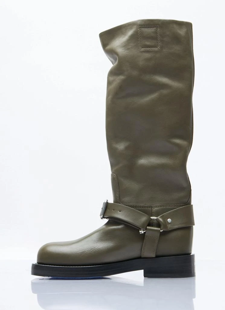 Burberry Leather Saddle High Boots 4