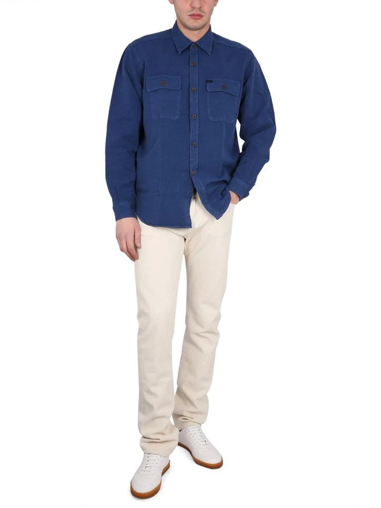 FAY Fay Buttoned Long-Sleeved Shirt 3