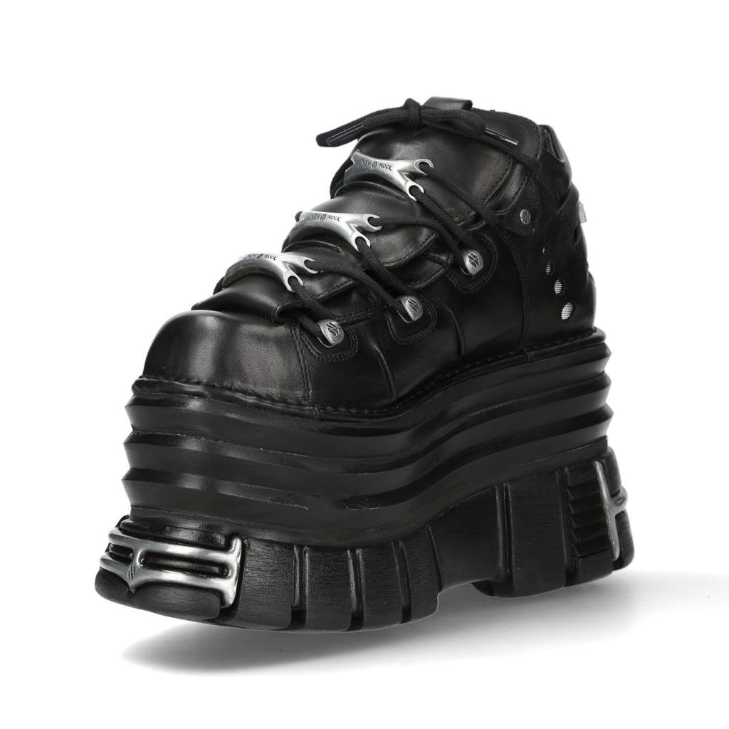 ちょび Shiny Knee High Boots Block Heel Round Toe Platform Womens