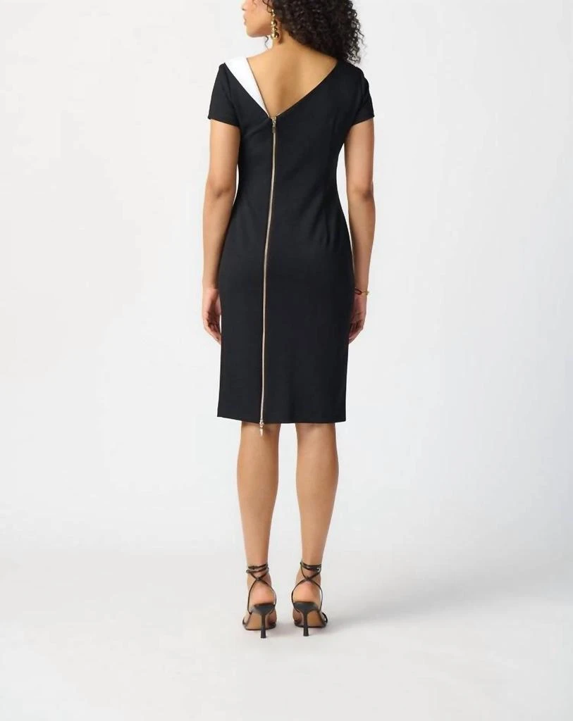 JOSEPH RIBKOFF Joseph Ribkoff - Scuba Crepe Dress 3