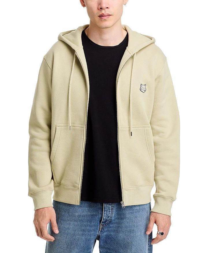 Maison Kitsuné Maison Kitsune Zip Front Logo Hoodie 1