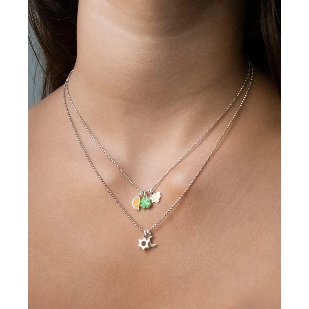 Alex Woo Mini Lemon Slice Charm in Sterling Silver 2