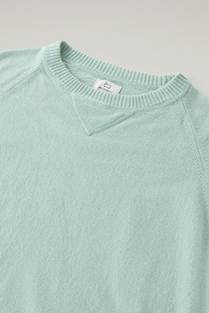 Woolrich Crewneck Sweater in Wool Blend - Women - Green