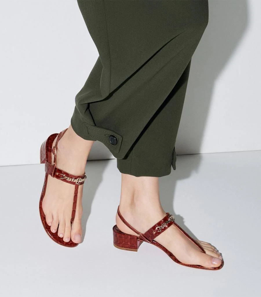 Christian Louboutin Leather MJ Thong Sandals 25 5