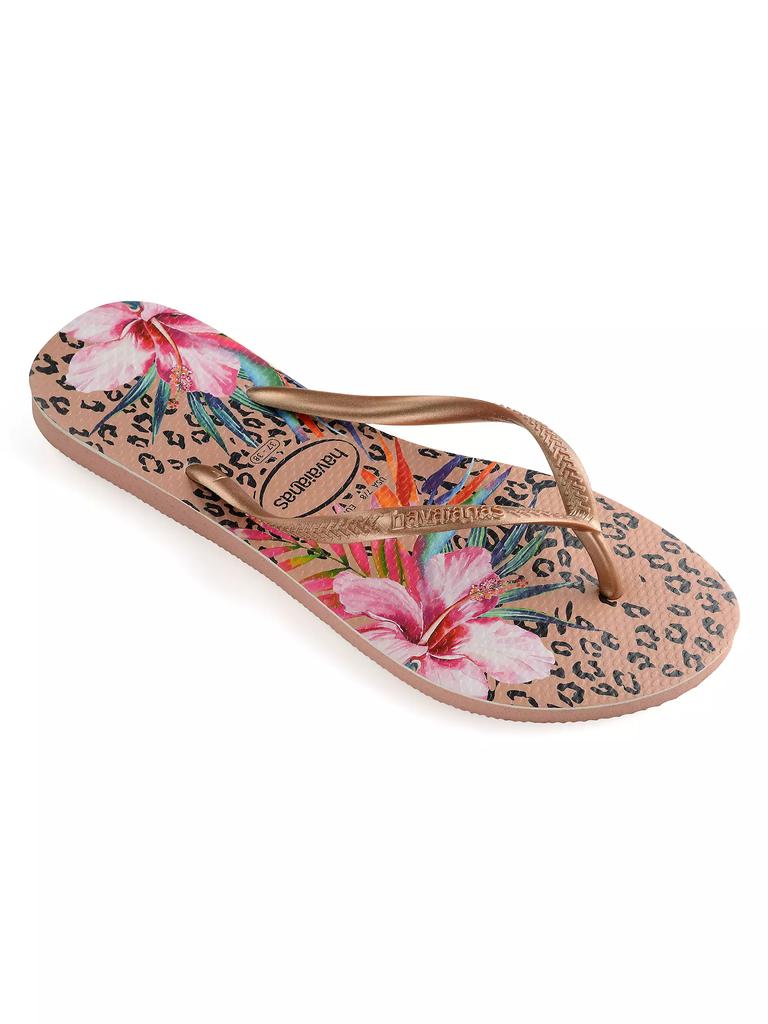 Havaianas Baby's, Little Girl's & Girl's Slim Animal Floral Flip Flops