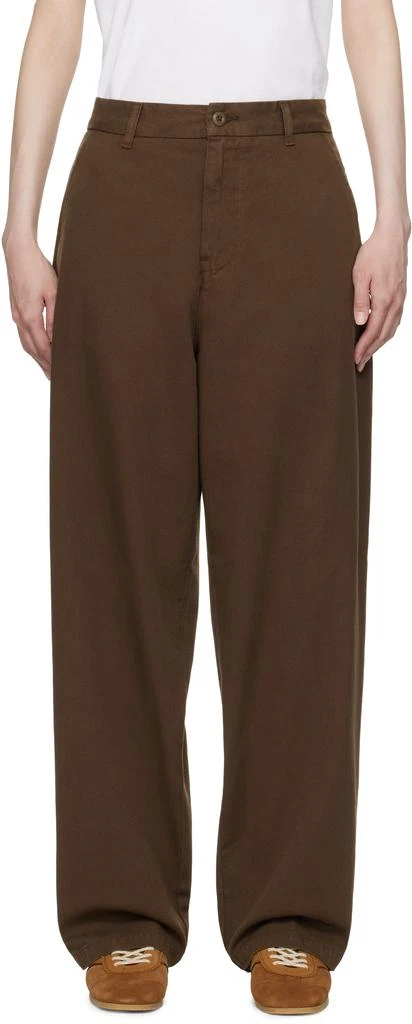 Carhartt WIP Brown Brady Trousers 1