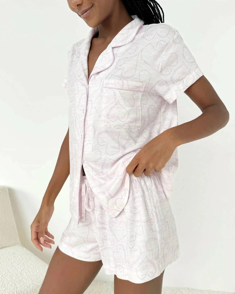 Splendid Splendid - Flora Pillow Soft Short Pj Set 3